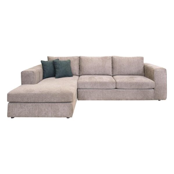 ΚΑΝΑΠΕΣ Fylliana Mondiva ΑΡΙΣΤΕΡΗ ΓΩΝΙΑ ΜΠΕΖ ΧΡΩΜΑ 280x180x83εκ