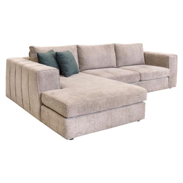 ΚΑΝΑΠΕΣ Fylliana Mondiva ΑΡΙΣΤΕΡΗ ΓΩΝΙΑ ΜΠΕΖ ΧΡΩΜΑ 280x180x83εκ