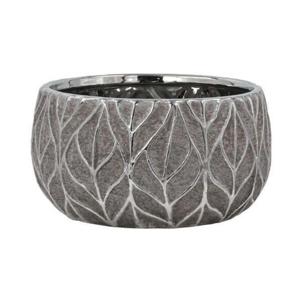 ΚΕΡΑΜΙΚΗ ΚΟΥΠ Fylliana FL126045 ΑΣΗΜΙ-ΚΑΦΕ 18x10εκ