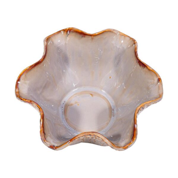 ΚΕΡΑΜΙΚΗ ΚΟΥΠ Fylliana FL30009 ΓΚΡΙ-ΚΑΦΕ ΧΡΩΜΑ 20x10εκ