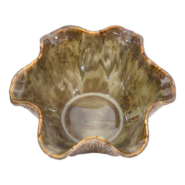 ΚΕΡΑΜΙΚΗ ΚΟΥΠ Fylliana FL30010 ΜΠΕΖ-ΓΚΡΙ-ΧΡΥΣΟ ΧΡΩΜΑ 24x12εκ