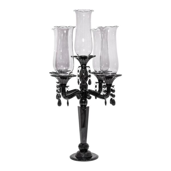 ΚΡΥΣΤΑΛΛΙΝΟ ΚΗΡΟΠΗΓΙΟ 5 ΘΕΣΕΩΝ Fylliana FL6506 ΜΑΥΡΟ 36x69εκ