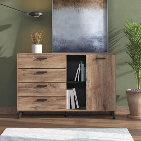 ΚΟΜΟΤΑ-ΜΠΟΥΦΕΣ CORVIA 3K4F FLAGSTAF-CARBON 138x40x90εκ