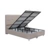 ΚΡΕΒΑΤΙ Fylliana New Nicolle ΜΠΕΖ ΜΕ ΑΠΟΘ ΧΩΡΟ 208x162x130εκ (160*200)
