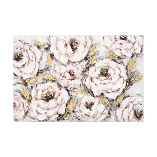 ΠΙΝΑΚΑΣ ΣΕ ΚΑΜΒΑ Fylliana FL25077 ΜΠΕΖ-ΛΕΥΚΟ-ΧΡΥΣΟ 120x3x80εκ