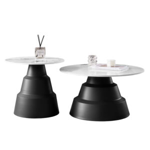 trapezia-salonioy-fb91830602-sintered-st.jpg ΣΕΤ 2 ΤΡΑΠΕΖΙΑ ΣΑΛΟΝΙΟΥ LIDOX HM18306.02 SINTERED STONE TOP- SNOW WHITE ΧΡΩΜΑ Φ50 & Φ70