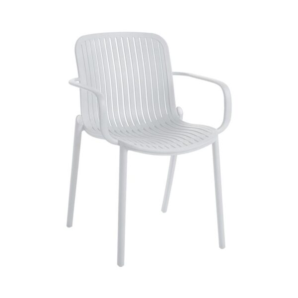 ΚΑΡΕΚΛΑ ΚΗΠΟΥ ΠΟΛΥΠΡΟΠΥΛΕΝΙΟΥ Fylliana "Iole" ΛΕΥΚΟ ΧΡΩΜΑ 58x57x82εκ