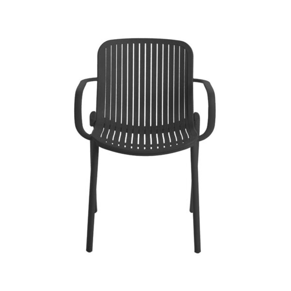 ΚΑΡΕΚΛΑ ΚΗΠΟΥ ΠΟΛΥΠΡΟΠΥΛΕΝΙΟΥ Fylliana "Iole" ΜΑΥΡΟ ΧΡΩΜΑ 58x57x82εκ