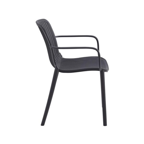 ΚΑΡΕΚΛΑ ΚΗΠΟΥ ΠΟΛΥΠΡΟΠΥΛΕΝΙΟΥ Fylliana "Iole" ΜΑΥΡΟ ΧΡΩΜΑ 58x57x82εκ