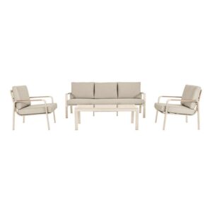 ΣΕΤ ΚΗΠΟΥ 4 ΤΕΜΑΧΙΩΝ Fylliana "Madera" ΜΠΕΖ ΧΡΩΜΑ