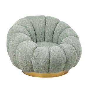 ΠΕΡΙΣΤΡΕΦΟΜΕΝΗ ΥΦΑΣΜΑΤΙΝΗ ΠΟΛΥΘΡΟΝΑ Fylliana Delori MINT ΥΦΑΣΜΑ 98x97x69εκ