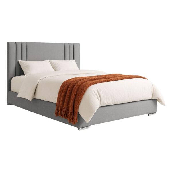 ΔΙΠΛΟ ΚΡΕΒΑΤΙ Fylliana Horizon ΓΚΡΙ ΧΡΩΜΑ 175x214x115εκ (160x200)