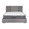 ΔΙΠΛΟ ΚΡΕΒΑΤΙ Fylliana Horizon ΓΚΡΙ ΧΡΩΜΑ 175x214x115εκ (160x200)