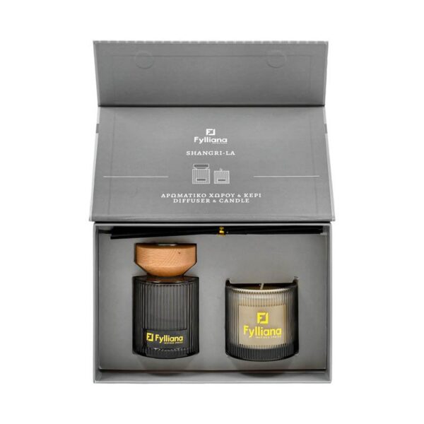 ΑΡΩΜΑΤΙΚΟ ΣΕΤ ΔΩΡΟΥ "Shangri-La" Fylliana FL25161 (Διαχύτης 150ml + Κερί 150g)