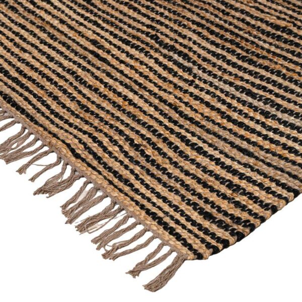 ΧΑΛΙ Fylliana Jute ΜΑΥΡΟ-ΚΑΦΕ ΧΡΩΜΑ 140x200εκ