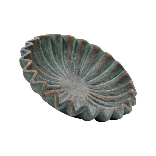 ΔΙΑΚΟΣΜΗΤΙΚΗ ΤΣΙΜΕΝΤΕΝΙΑ ΠΙΑΤΕΛΑ Fylliana FL15736 ΑΝΘΡΑΚΙ-ΠΡΑΣΙΝΟ ΜΕ ΜΠΡΟΝΖΕ ΛΕΠΤΟΜΕΡΕΙΕΣ ΧΡΩΜΑ 32x7εκ