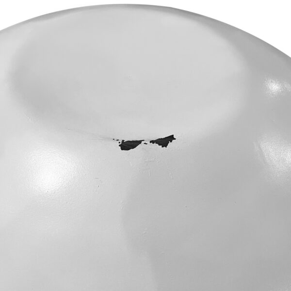 ΔΙΑΚΟΣΜΗΤΙΚΟ ΤΡΑΠΕΖΙ ΣΑΛΟΝΙΟΥ BOWL Φ91x38,5Yεκ. ΛΕΥΚΟ ΜΕ ΞΥΛΟ ΑΚΑΚΙΑΣ HM8717.23 Β'ΔΙΑΛΟΓΗΣ