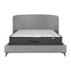 ΔΙΠΛΟ ΚΡΕΒΑΤΙ Fylliana Bavaria ΑΝΘΡΑΚΙ ΧΡΩΜΑ 203x215x126εκ (160x200)