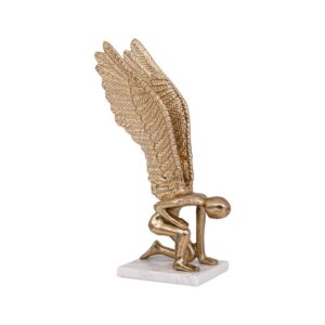 ΕΠΙΤΡΑΠΕΖΙΑ ΔΙΑΚΟΣΜΗΤΙΚΗ ΦΙΓΟΥΡΑ Fylliana Angel ΑΝΤΙΚΕ ΧΡΥΣΟ ΧΡΩΜΑ 19x16x33εκ