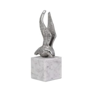 ΕΠΙΤΡΑΠΕΖΙΑ ΔΙΑΚΟΣΜΗΤΙΚΗ ΦΙΓΟΥΡΑ Fylliana Bird ΝΙΚΕΛ ΧΡΩΜΑ 8x6x20εκ