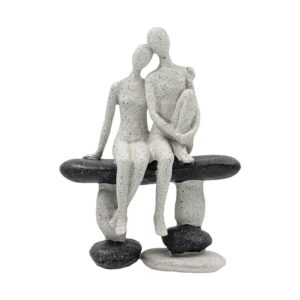 ΕΠΙΤΡΑΠΕΖΙΑ ΔΙΑΚΟΣΜΗΤΙΚΗ ΦΙΓΟΥΡΑ "ΖΕΥΓΑΡΙ" Fylliana FL240911 ΜΑΥΡΟ ΧΡΩΜΑ