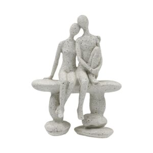 ΕΠΙΤΡΑΠΕΖΙΑ ΔΙΑΚΟΣΜΗΤΙΚΗ ΦΙΓΟΥΡΑ "ΖΕΥΓΑΡΙ" Fylliana FL240911 ΜΠΕΖ ΧΡΩΜΑ