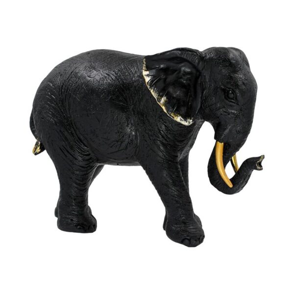 ΕΠΙΤΡΑΠΕΖΙΟ ΔΙΑΚΟΣΜΗΤΙΚΟ ΕΛΕΦΑΝΤΑΣ Fylliana FL18012 ΜΑΥΡΟ-ΧΡΥΣΟ ΧΡΩΜΑ 28x10x17εκ