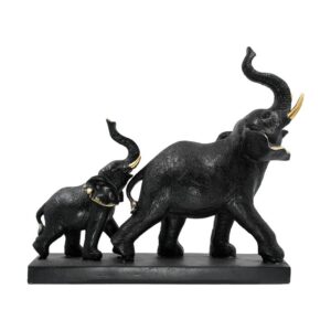 ΕΠΙΤΡΑΠΕΖΙΟ ΔΙΑΚΟΣΜΗΤΙΚΟ ΕΛΕΦΑΝΤΑΣ Fylliana FL19026 ΜΑΥΡΟ-ΧΡΥΣΟ ΧΡΩΜΑ