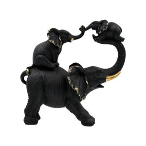 ΕΠΙΤΡΑΠΕΖΙΟ ΔΙΑΚΟΣΜΗΤΙΚΟ ΕΛΕΦΑΝΤΑΣ Fylliana FL221003 ΜΑΥΡΟ-ΧΡΥΣΟ ΧΡΩΜΑ