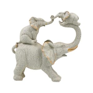 ΕΠΙΤΡΑΠΕΖΙΟ ΔΙΑΚΟΣΜΗΤΙΚΟ ΕΛΕΦΑΝΤΑΣ Fylliana FL221003 ΜΠΕΖ-ΧΡΥΣΟ ΧΡΩΜΑ