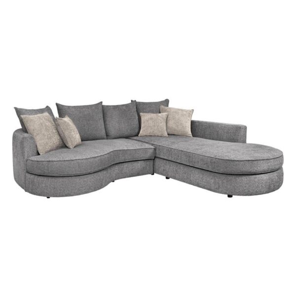 ΚΑΝΑΠΕΣ Fylliana Cosmo ΔΕΞΙΑ ΓΩΝΙΑ ΓΚΡΙ 300x220xεκ