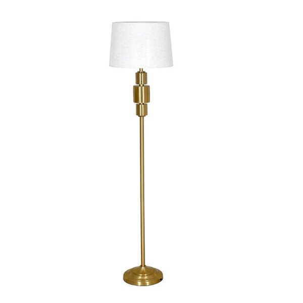 ΛΑΜΠΑ ΔΑΠΕΔΟΥ Fylliana FL24715 ΜΕΤΑΛΛΙΚΗ ΜΠΡΟΝΖΕ ΧΡΩΜΑ 38x160εκ Ε27