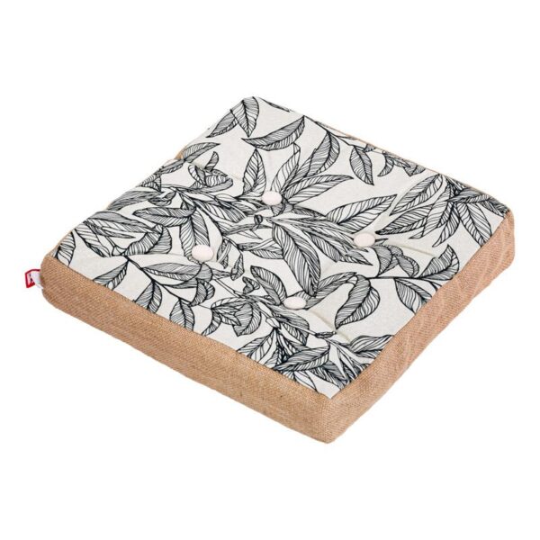 ΜΑΞΙΛΑΡΙ ΚΑΡΕΚΛΑΣ Fylliana Opulent ΜΠΕΖ-ΜΑΥΡΟ ΧΡΩΜΑ 40x40x8εκ