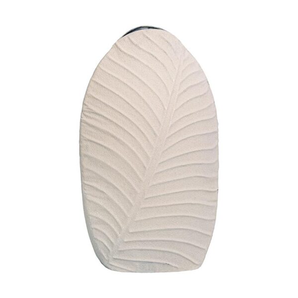 ΜΕΤΑΛΛΙΚΟ ΒΑΖΟ Fylliana FL610551 ΚΡΕΜ ΧΡΩΜΑ 18x10x30εκ