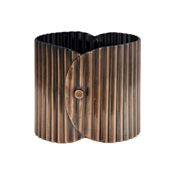 ΣΕΤ 2 ΜΕΤΑΛΛΙΚΑ ΚΑΣΠΩ Fylliana FL25186 ΜΠΡΟΝΖΕ ΧΡΩΜΑ 13x13εκ & 11x10εκ