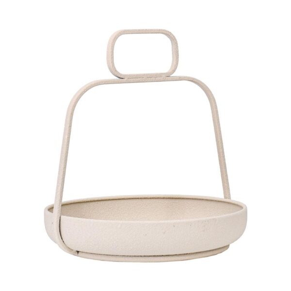 ΜΕΤΑΛΛΙΚΟΣ ΔΙΣΚΟΣ Fylliana FL620327 ΚΡΕΜ ΧΡΩΜΑ 26x25x27εκ