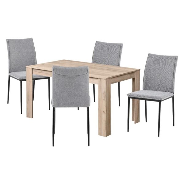 ΣΕΤ ΤΡΑΠΕΖΑΡΙΑΣ Itaka (5) ΠΕΝΤΕ ΤΕΜΑΧΙΩΝ ΜΕ ΓΚΡΙ ΚΑΡΕΚΛΑ FL25414 itk