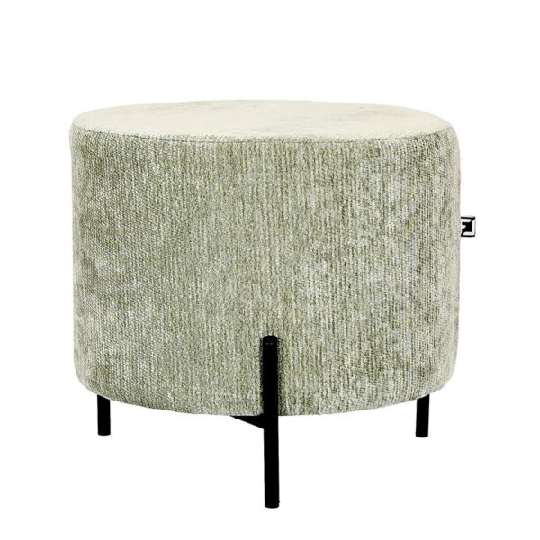 ΣΤΡΟΓΓΥΛΟ ΣΚΑΜΠΟ Fylliana New Lux ΠΡΑΣΙΝΟ ΧΡΩΜΑ 46x46x43εκ