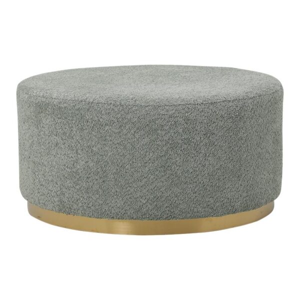 ΥΦΑΣΜΑΤΙΝΟ ΣΤΡΟΓΓΥΛΟ ΣΚΑΜΠΟ Fylliana 22283 ΠΡΑΣΙΝΟ ΧΡΩΜΑ ΜΕ ΧΡΥΣΗ ΒΑΣΗ 80x80x41εκ