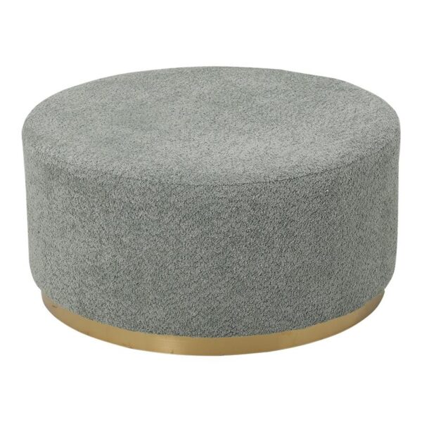 ΥΦΑΣΜΑΤΙΝΟ ΣΤΡΟΓΓΥΛΟ ΣΚΑΜΠΟ Fylliana 22283 ΠΡΑΣΙΝΟ ΧΡΩΜΑ ΜΕ ΧΡΥΣΗ ΒΑΣΗ 80x80x41εκ