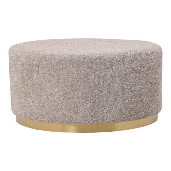 ΥΦΑΣΜΑΤΙΝΟ ΣΤΡΟΓΓΥΛΟ ΣΚΑΜΠΟ Fylliana 22283 SAND ΧΡΩΜΑ ΜΕ ΧΡΥΣΗ ΒΑΣΗ 80x80x41εκ