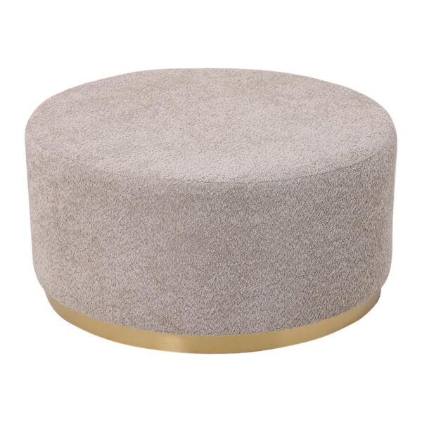 ΥΦΑΣΜΑΤΙΝΟ ΣΤΡΟΓΓΥΛΟ ΣΚΑΜΠΟ Fylliana 22283 SAND ΧΡΩΜΑ ΜΕ ΧΡΥΣΗ ΒΑΣΗ 80x80x41εκ