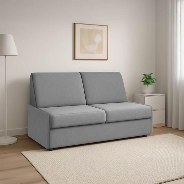 ΔΙΘΕΣΙΟΣ ΚΑΝΑΠΕΣ ΚΡΕΒΑΤΙ Fylliana New Orelia ΓΚΡΙ ΧΡΩΜΑ 164x92x85εκ