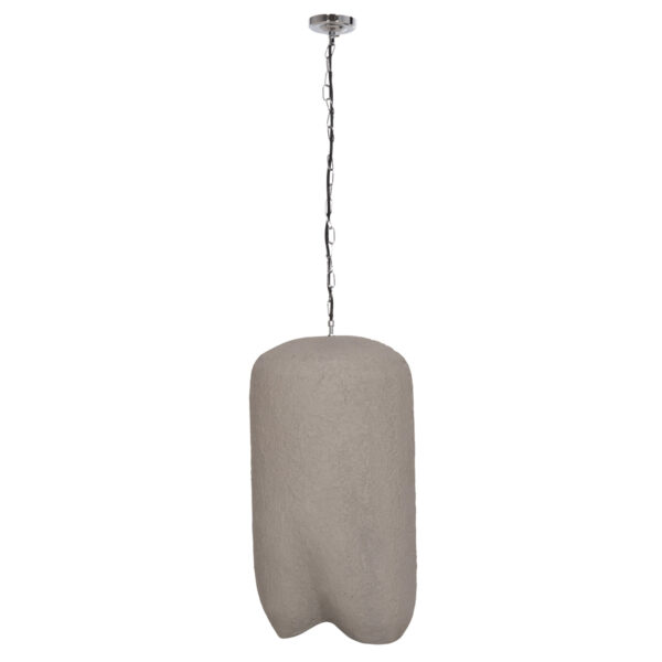 ΦΩΤΙΣΤΙΚΟ ΟΡΟΦΗΣ ΚΡΕΜΑΣΤΟ LOGKY HM4704.03L--FIBER CEMENT ΓΚΡΙ 35x35x67Υεκ