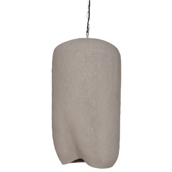 ΦΩΤΙΣΤΙΚΟ ΟΡΟΦΗΣ ΚΡΕΜΑΣΤΟ LOGKY HM4704.03L--FIBER CEMENT ΓΚΡΙ 35x35x67Υεκ