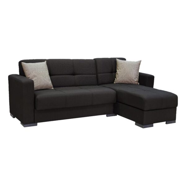 ΓΩΝΙΑΚΟΣ ΚΑΝΑΠΕΣ Fylliana Avignon ΣΚΟΥΡΟ ΚΑΦΕ-ΜΠΕΖ 212*145εκ