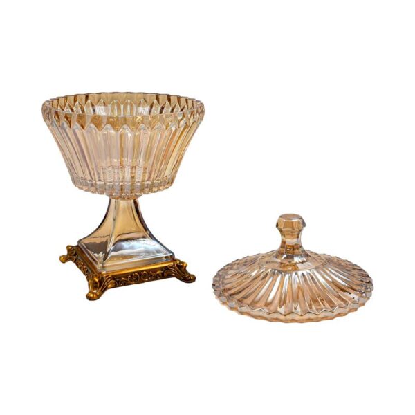 ΓΥΑΛΙΝΟ ΔΙΑΚΟΣΜΗΤΙΚΟ Fylliana FL1206 AMBER ΧΡΩΜΑ 18x29εκ