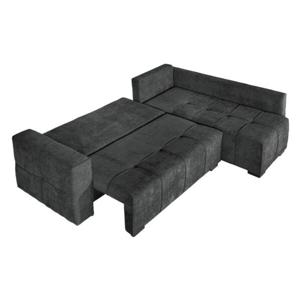 ΚΑΝΑΠΕΣ ΓΩΝΙΑ Fylliana Space ΓΚΡΙ ΧΡΩΜΑ 245x175x88εκ