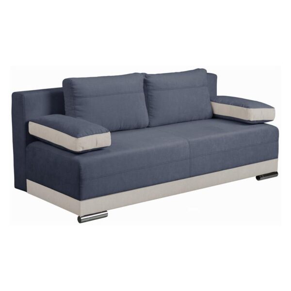 ΚΑΝΑΠΕΣ ΚΡΕΒΑΤΙ KRON ΣΚΟΥΡΟ ΓΚΡΙ ΧΡΩΜΑ 198x95x81εκ