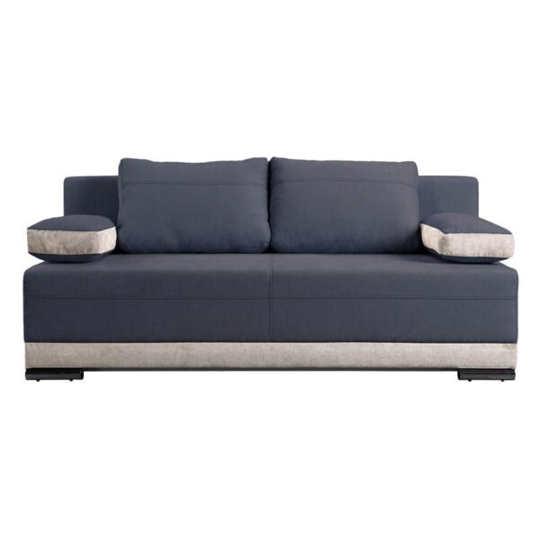 ΚΑΝΑΠΕΣ ΚΡΕΒΑΤΙ KRON ΣΚΟΥΡΟ ΓΚΡΙ ΧΡΩΜΑ 198x95x81εκ